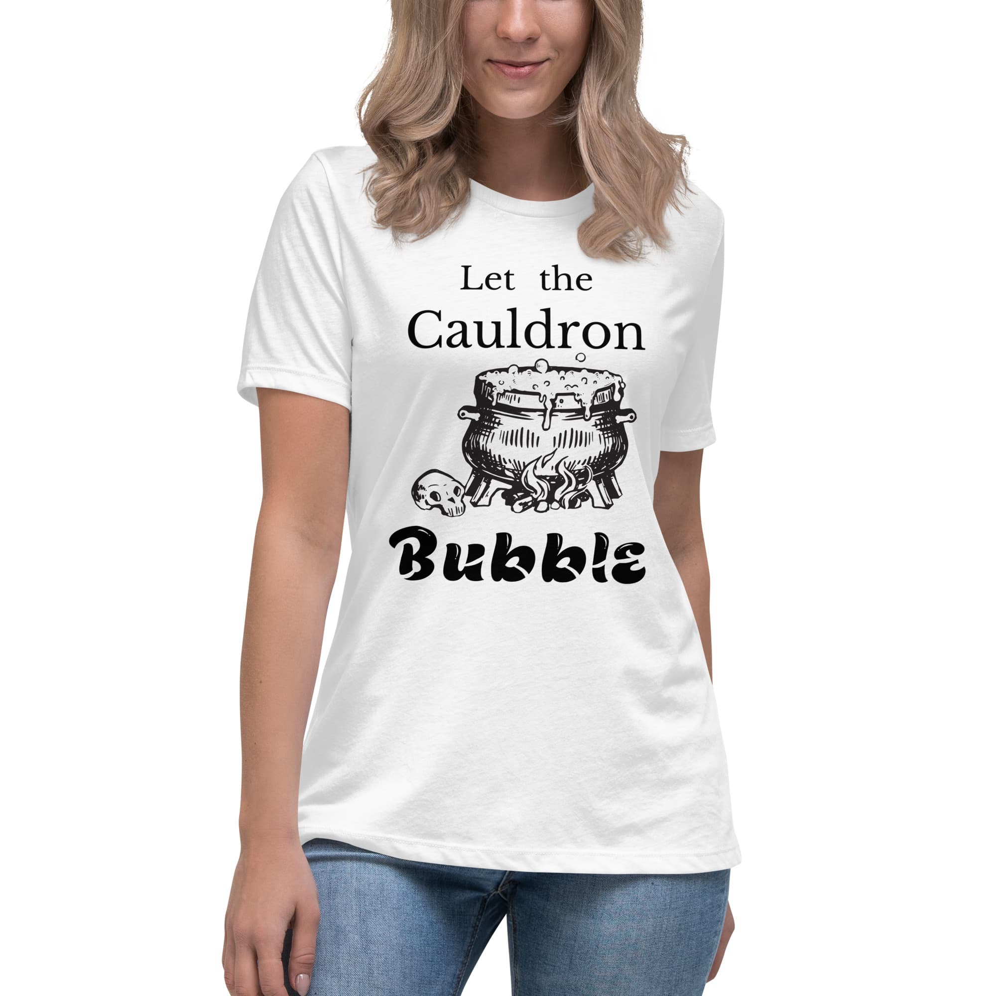 Let the Cauldron Bubble Women's Relaxed T-Shirt - Light